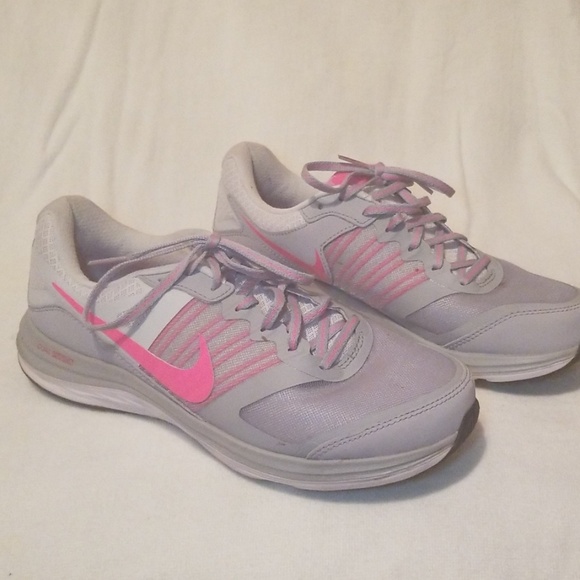 Nike Shoes - Nike Dual Fusion size 10 women gray/pink/white